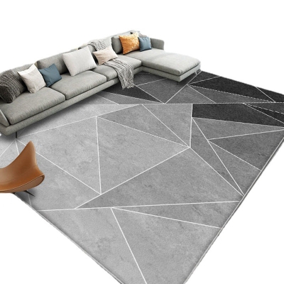Tappeto geometrico semplice Tappeto in poliestere per interni Tappeto facile da pulire per soggiorno e camera da letto