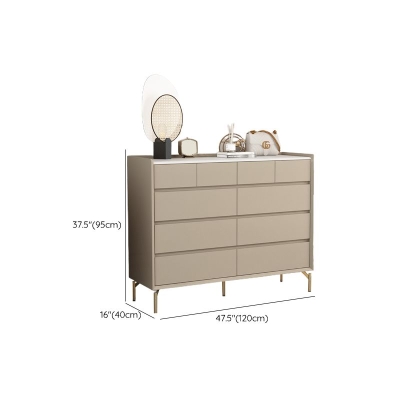 Glam Stone Aufbewahrungstruhe Schlafzimmer 16" breite Kommode in Wei&szlig; mit Schubladen