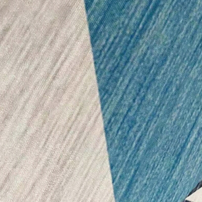 Tappeto moderno bianco Tappeto geometrico in poliestere Tappeto lavabile per la decorazione domestica