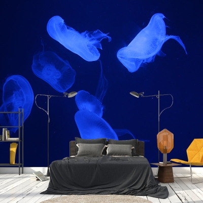 Papier peint d&eacute;coratif sous-marin pour salon, photographie