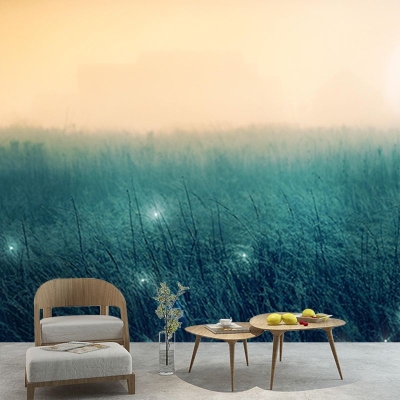Murale con illustrazioni resistenti alle macchie, motivo artistico classico, per interni