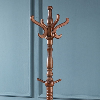 Massivholz-Garderobe, traditioneller einfacher Wohnzimmer-Boden-Kleiderb&uuml;gel