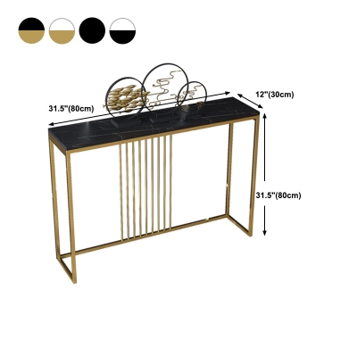Moderner Konsolen-Akzenttisch, Konsolen-Sofatisch mit Antik-Finish