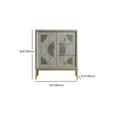 Cassettiera portaoggetti in legno stile Glam con cassetti a chiusura rallentata per la casa