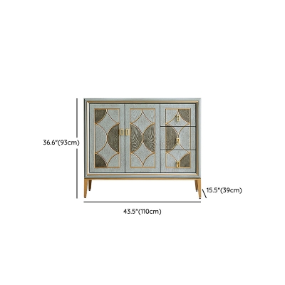Cassettiera portaoggetti in legno stile Glam con cassetti a chiusura rallentata per la casa