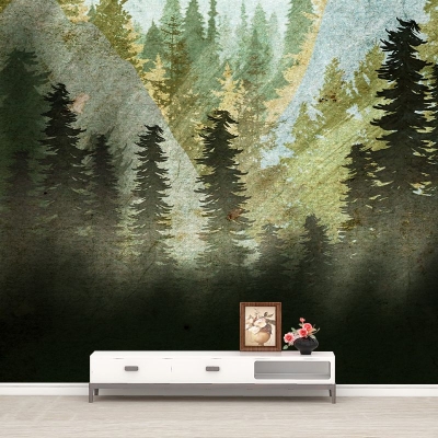Dreamland Illustration Mural Wallpaper Carta da parati ecologica per interni