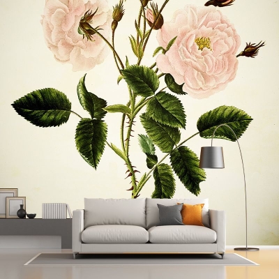 Drucken Sie eine horizontale Illustration mit Illustrationen f&uuml;r die Wanddekoration im Wohnzimmer