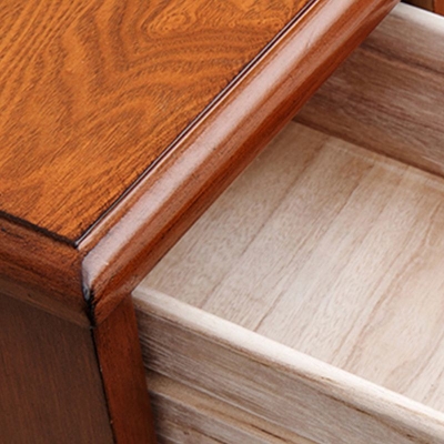 Maritime Kommode aus massivem Holz, Schlafzimmerkommode mit Schubladen