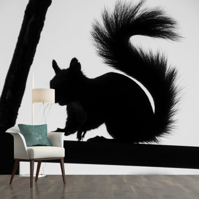 Carta da parati murale con illustrazione in stile moderno Carta da parati per interni con animali