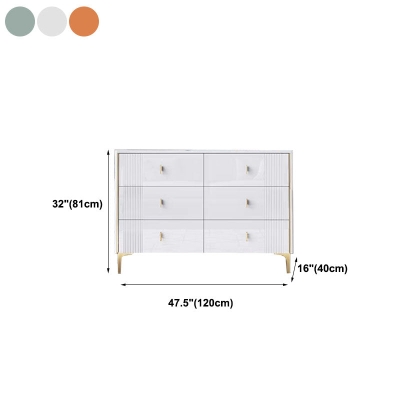 Moderne horizontale Kommode mit Steinplatte und Schublade f&uuml;r das Schlafzimmer