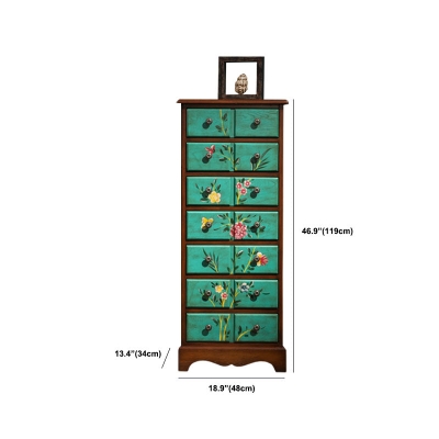 Coastal Wood Dessous-Truhe, vertikale Aufbewahrungstruhe f&uuml;r Schlafzimmer