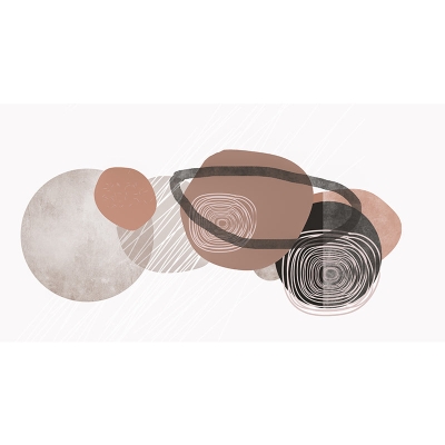 Carta da parati murale ecologica Carta da parati per interni con geometria astratta