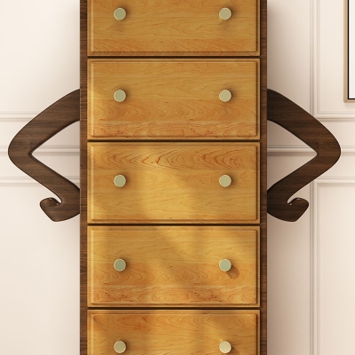 Amerikanische traditionelle Dessous-Truhe aus Massivholz f&uuml;r das Schlafzimmer