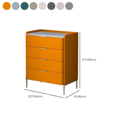 Glam Stone Aufbewahrungstruhe Schlafzimmer 15,7" breite vertikale Kommode mit Schubladen