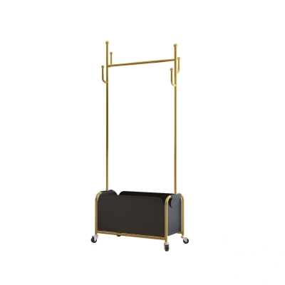 Kit appendiabiti da ingresso con cestello per cestello con rotelle per ingresso moderno