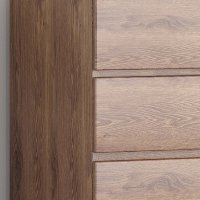 Zeitgen&ouml;ssische Kommode aus Ingenieurholz, Schlafzimmer-Aufbewahrungskommode mit Schublade