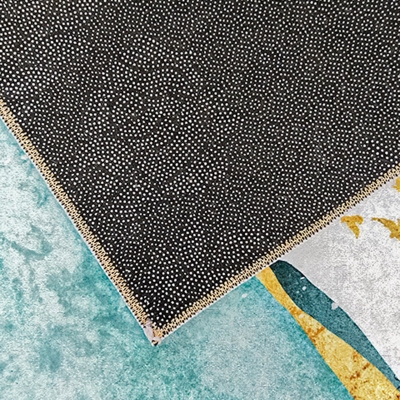 Tappeto minimalista Tappeto moderno con stampa astratta Tappeto antiscivolo in poliestere per soggiorno