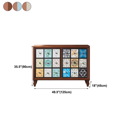 Aufbewahrungstruhe aus Holz im modernen Stil f&uuml;r Schlafzimmer, Kommode in Wei&szlig; und Braun