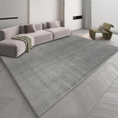 Tappeto minimalista Tappeto beige in poliestere antimacchia per soggiorno
