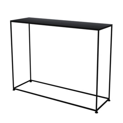 31,5" hoher moderner Konsolentisch, Akzenttisch aus Eisen mit 1 Regal