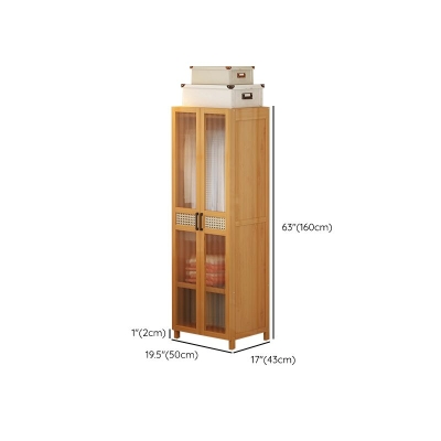 Armadio guardaroba in stile moderno Armadio appendiabiti in legno con gambe