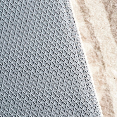 Tappeto grafico beige Tappeto moderno per interni in poliestere Tappeto lavabile per soggiorno