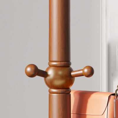 Massivholz-Einstiegsgarderobe im traditionellen Stil, einfacher Wohnzimmerboden-Kleiderb&uuml;gel