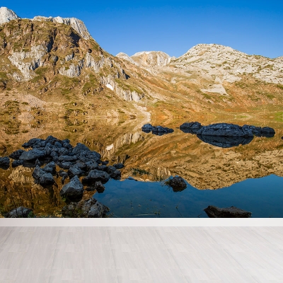 Carta da parati ambientale Carta da parati moderna di montagna resistente alla fotografia per camera da letto