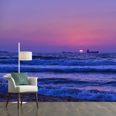 Dekorative Fotografie Meer Strand Wandgem&auml;lde Wohnzimmer Tapete
