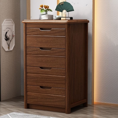 3 / 4 / 5 Schubladen Dessous-Kommode Vertikale Massivholz-Aufbewahrungskommode f&uuml;r Schlafzimmer