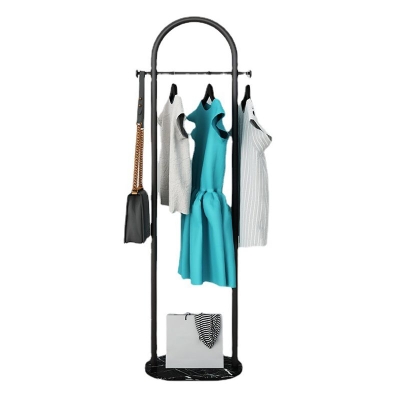 Kit moderno per ingresso appendiabiti con asta appendiabiti per albero in metallo