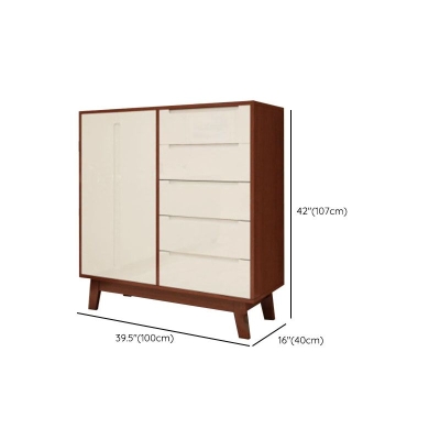 Traditionelle 15,6-Zoll-W-Aufbewahrungskommode aus Holz