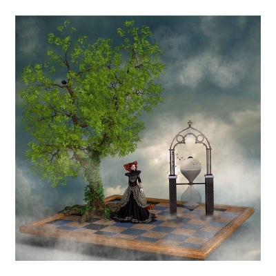 Carta da parati con motivo foresta magica resistente all'umidit&agrave; per la decorazione di soggiorno e camera da letto