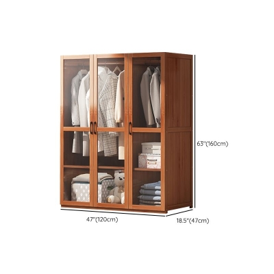 Armadio guardaroba in stile moderno Armadio appendiabiti in legno