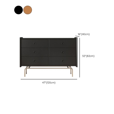 Hochmoderne horizontale Doppelkommode aus Massivholz mit Stauraum f&uuml;r das Schlafzimmer