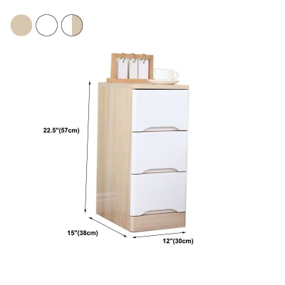 Com&ograve; verticale moderno in legno per camera da letto, per biancheria, con 3 cassetti