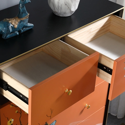 Zeitgen&ouml;ssische Aufbewahrungstruhe aus Holz, Kommode f&uuml;r Schlafzimmer