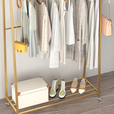Garderobe im modernen Stil, Doppelregale, freistehende Haken-Design-Garderobe