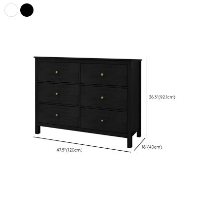 Kommode aus Holz, klassische Glam-Kommode mit Schubladen