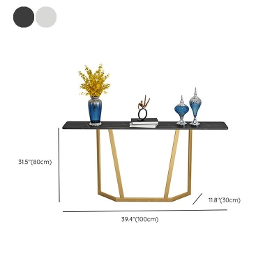 Moderner Sofa-Konsolentisch mit Antik-Finish. Konsolen-Akzenttisch