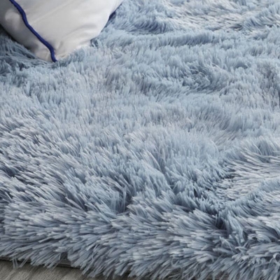 Tappeto in peluche tinta unita Tappeto per interni in poliestere Tappeto antiscivolo per soggiorno e camera da letto