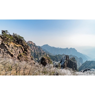 Carta da parati ambientale di montagna Carta da parati fotografica resistente alle macchie per soggiorno