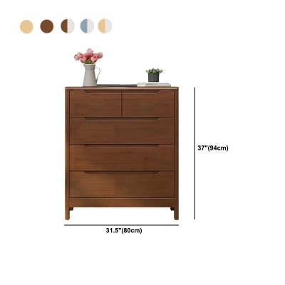 16" breite Truhe aus Gummiholz, Kommode mit Schubladen f&uuml;r das Schlafzimmer