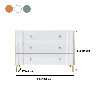 Glamour&ouml;se Holzkommode mit Steinplatte und Schubladen f&uuml;r das Schlafzimmer