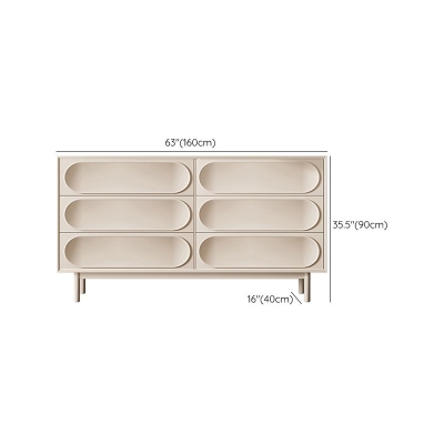 Hochmoderne Doppelkommode aus Birkenholz mit Stauraum f&uuml;r das Schlafzimmer