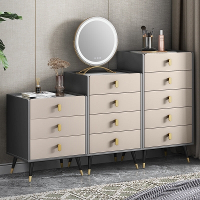 Glamour&ouml;se Kommode mit 13,65 Zoll Breite und 4/5 Schubladen