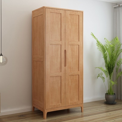 Armadio guardaroba in stile moderno Armadio appendiabiti in legno con ripiani
