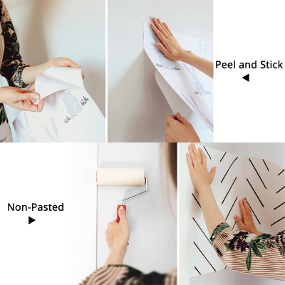Moderne, schimmelresistente Tapete f&uuml;r das Wohnzimmer