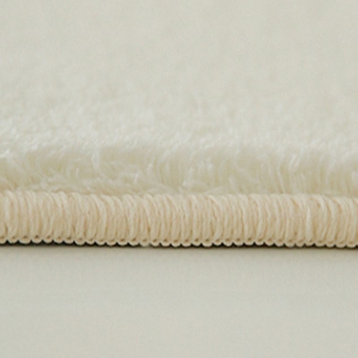 Tappeto di colore puro beige Tappeto semplice in poliestere Tappeto resistente alle macchie per la decorazione domestica