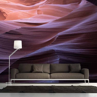 Photographie Papier peint d&eacute;coratif D&eacute;sert Papier peint mural pour salon